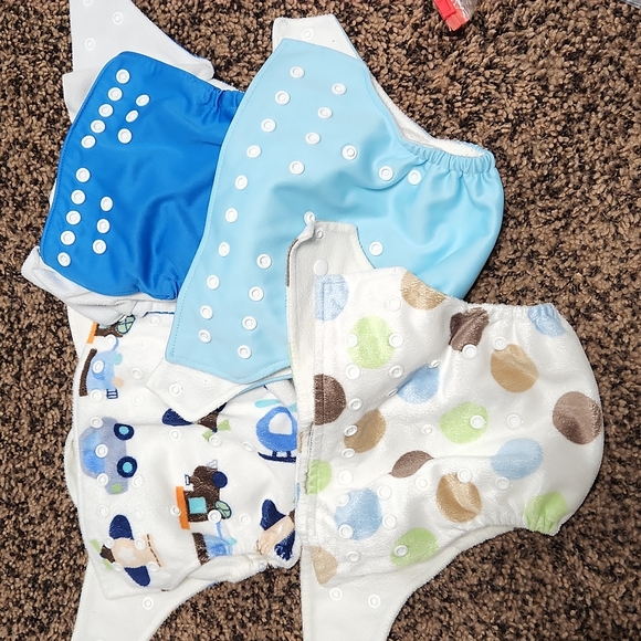 KaWaii Baby & Fuzzy Bunz Other 3 Kawaii Baby Cloth Diapers Fuzzy